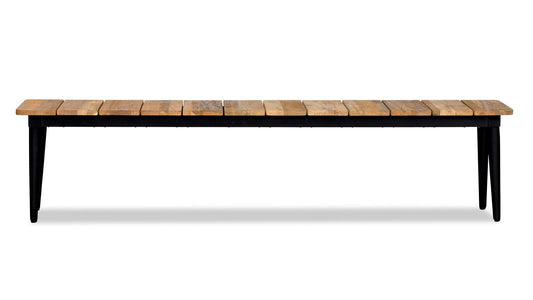 Harmonia Living - Louie 76" Reclaimed Teak Dining Bench | LOU-AL-76BNCH