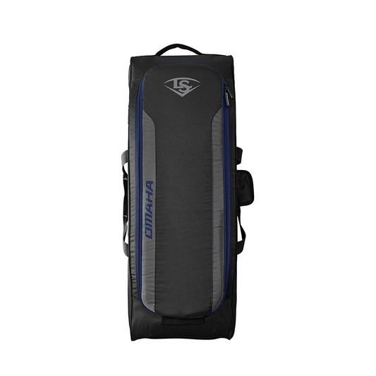 Louisville Slugger Sports : Baseball Louisville Slugger Omaha Rig Wheeled Baseball Bag Navy