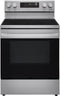 LG - 30 in. 6.3 cu. ft. Smart Wi-Fi Enabled Fan Convection Electric Range Oven with AirFry and EasyClean in. Stainless Steel - LREL6323S