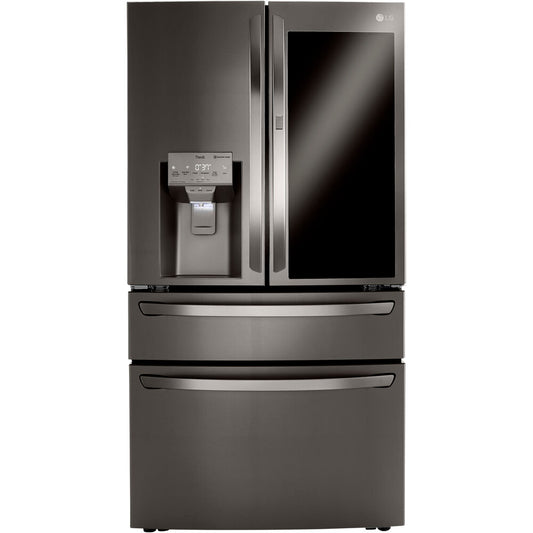 LG - 23 CF Counter-Depth 4-Door Refrig,InstaView DID,Craft Ice,Full Convert - LRMVC2306D