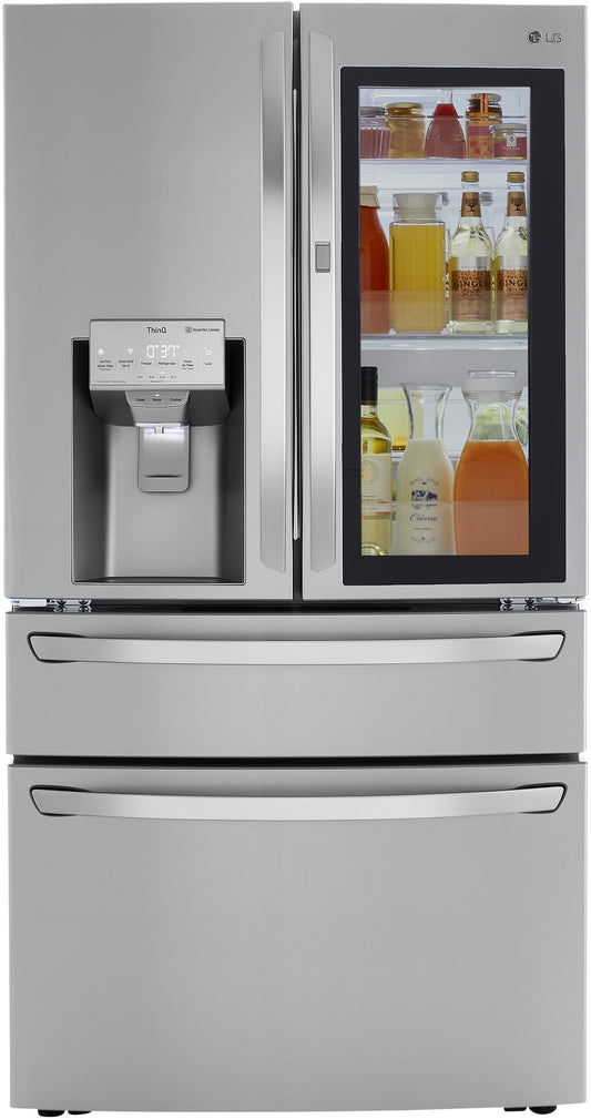LG - 36 Inch Counter Depth Smart French Door Refrigerator with 22.5 Cu. Ft. Capacity - LRMVC2306S