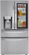 LG - 36 Inch Counter Depth Smart French Door Refrigerator with 22.5 Cu. Ft. Capacity - LRMVC2306S