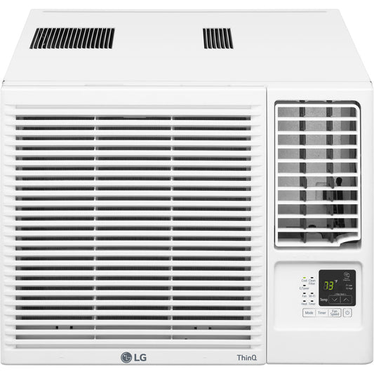 LG - 7,600 BTU Heat/Cool Window Air Conditioner w/Wifi Controls, R32 - LW8023HRSM