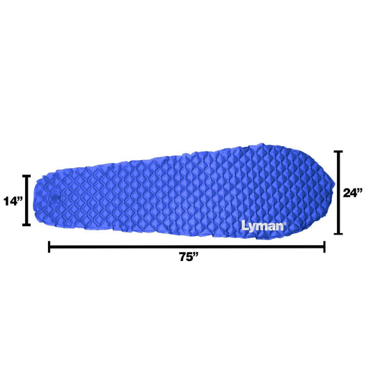 Lyman Camping & Outdoor : Sleeping Bags & Cots Lyman Lightweight Luxury Camping Mat Blue