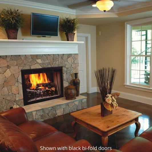 Majestic Majestic Designer See Through Wood Burning Fireplace