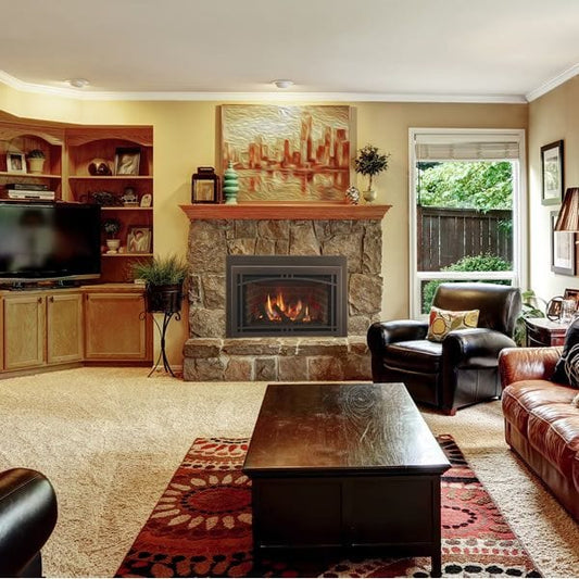 Majestic Majestic Ruby Direct Vent Gas Fireplace Insert - 35"