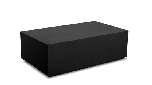 Harmonia Living - Mason Long Coffee Table - Onyx | MAS-OX-CT-REC