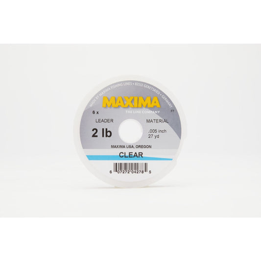 Maxima Fishing Line Fishing : Line Maxima Clear Leader Wheel 2lb 27yds