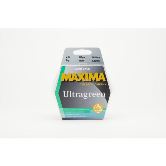 Maxima Fishing Line Fishing : Line Maxima Ultragreen Mini Pack 2lb 110yds