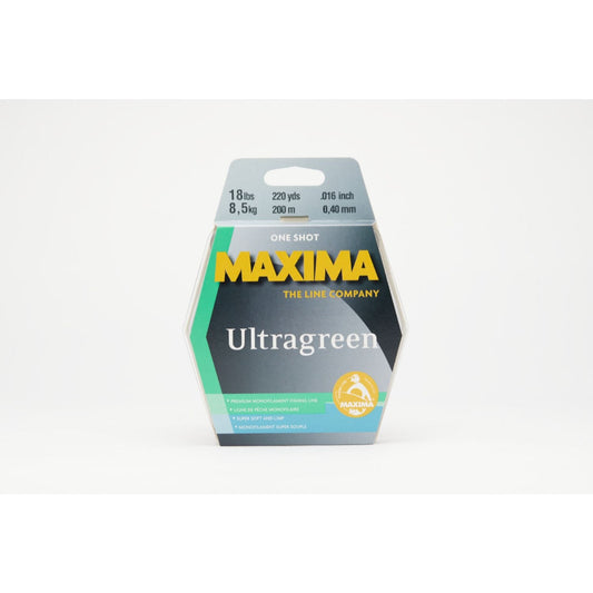 Maxima Fishing Line Fishing : Line Maxima Ultragreen One Shot Spool 18lb 220yds