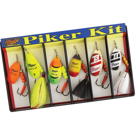 Mepps Fishing : Lures Mepps Piker Kit - 4 and 5 Aglia Assortment