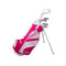 Merchants of Golf Golf : Clubs Tour X Size 1 Pink 5pc Jr Golf Set w Stand Bag