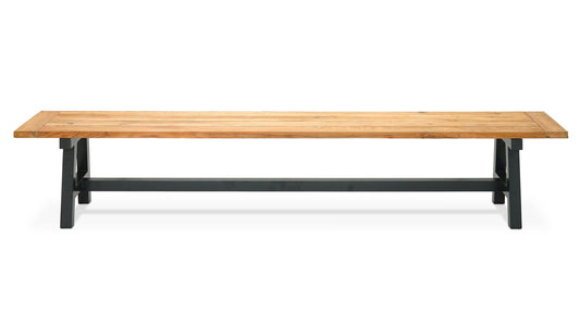 Harmonia Living - Mill 78" Reclaimed Teak Dining Bench | MILL-AL-78BNCH