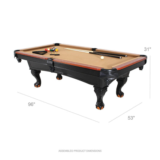 Minnesota Fats Billiards MINNESOTA FATS - Covington™ 8' Billiard Table - MFT800-TBL