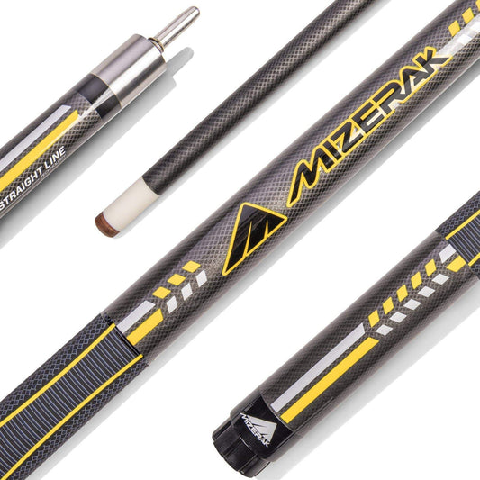 Mizerak Billiards Cue Black MIZERAK - 58” Premium Carbon Composite 3D Grip Cue | Black ( P1883B ) & Red ( P1883R )