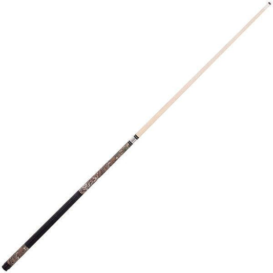 Mizerak Billiards MIZERAK - 58" Two-Piece Realtree® Camouflage Deluxe Maple Billiard / Pool Cue with Irish Linen Grip - P1886