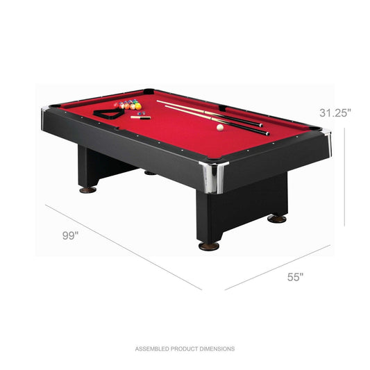 Mizerak Billiards MIZERAK - Donovan Il 8' Billiard Table (Slate) - P5223W1
