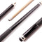 Mizerak Pool Cue 57” Two-Piece Hardwood Cue (Black)