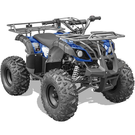 MotoTec Gas Ride Ons MotoTec - MotoTec Bull 125cc 4-Stroke Kids Gas ATV Blue