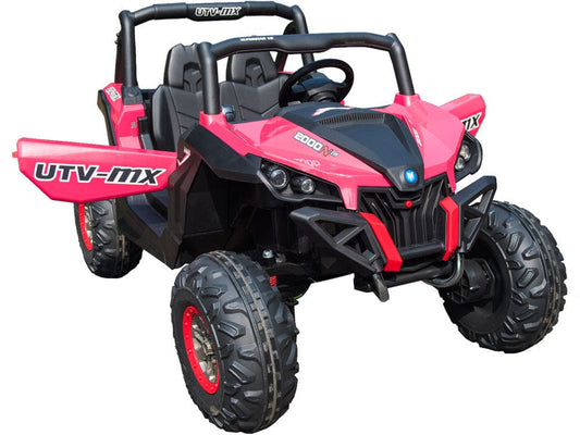 MotoTec MotoTec - Mini Moto UTV 4x4 12v Pink (2.4ghz RC) | MM-603-UTV-12v-Pink