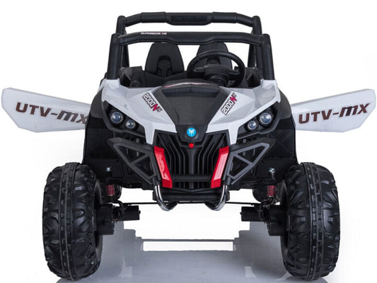 MotoTec MotoTec - Mini Moto UTV 4x4 12v White (2.4ghz RC) | MM-603-UTV-12v-White