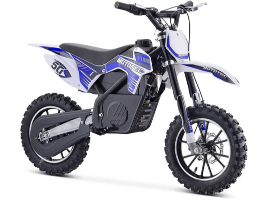 MotoTec MotoTec - MotoTec 24v 500w Gazella Electric Dirt Bike Blue | MT-Dirt-500_Blue
