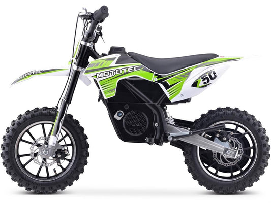 MotoTec MotoTec - MotoTec 24v 500w Gazella Electric Dirt Bike Green | MT-Dirt-500_Green