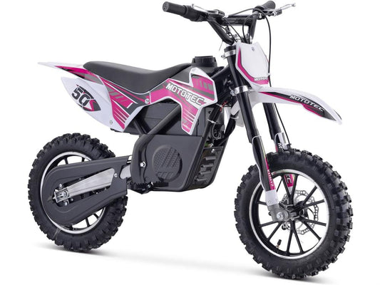 MotoTec MotoTec - MotoTec 24v 500w Gazella Electric Dirt Bike Purple | MT-Dirt-500_Purple