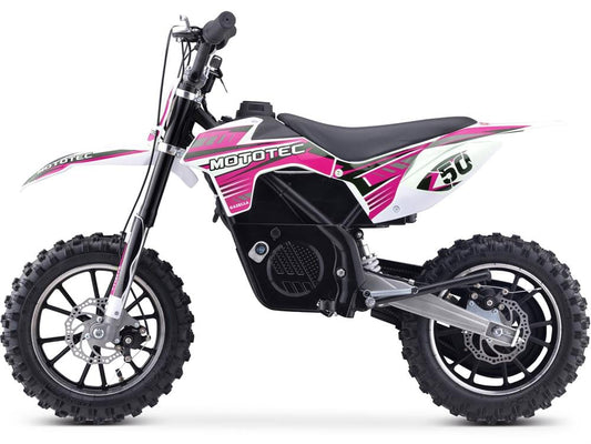 MotoTec MotoTec - MotoTec 24v 500w Gazella Electric Dirt Bike Purple | MT-Dirt-500_Purple