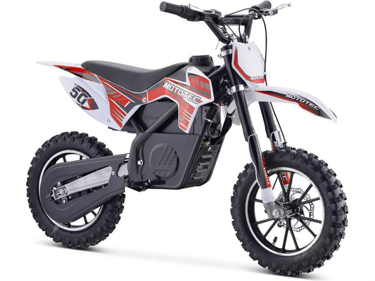 MotoTec MotoTec - MotoTec 24v 500w Gazella Electric Dirt Bike Red | MT-Dirt-500_Red