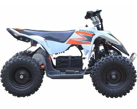 MotoTec MotoTec - MotoTec 24v Kids ATV v3 White | MT-ATV3_White