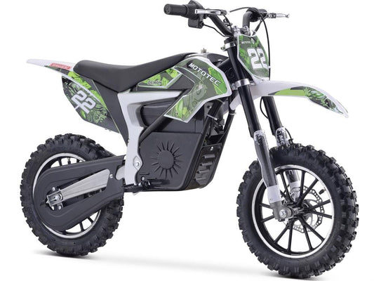 MotoTec MotoTec - MotoTec 36v 500w Demon Electric Dirt Bike Lithium Green | MT-Dirt-Lithium_Green