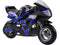 MotoTec MotoTec - MotoTec 36v 500w Electric Pocket Bike GT Blue | MT-Elec-GT_Blue