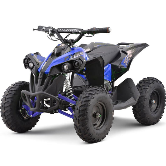 MotoTec MotoTec - MotoTec 36v 500w Renegade Shaft Drive Kids ATV Blue | MT-ATV-36V-Renegade_Blue