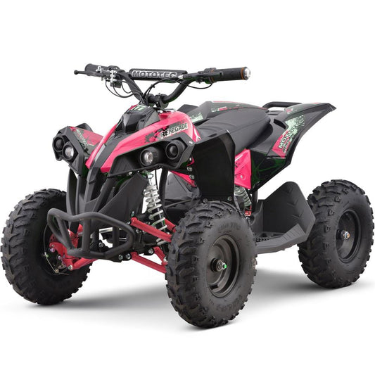 MotoTec MotoTec - MotoTec 36v 500w Renegade Shaft Drive Kids ATV Pink | MT-ATV-36V-Renegade_Pink