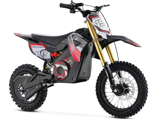 MotoTec MotoTec - MotoTec 36v Pro Electric Dirt Bike 1000w Lithium Red | MT-Dirt-Pro_Red