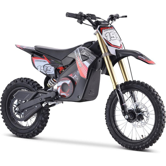 MotoTec MotoTec - MotoTec 48v Pro Electric Dirt Bike 1500w Lithium Red | MT-Dirt-Pro-1500_Red