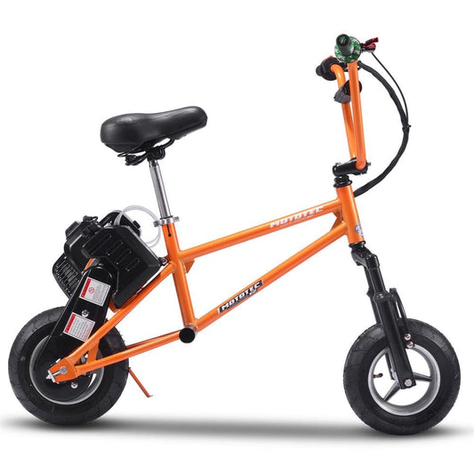 MotoTec MotoTec - MotoTec 49cc Gas Mini Bike V2 Orange | MT-Mini-Bike-V2_Orange