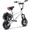 MotoTec MotoTec - MotoTec 49cc Gas Mini Bike V2 Silver | MT-Mini-Bike-V2_Silver