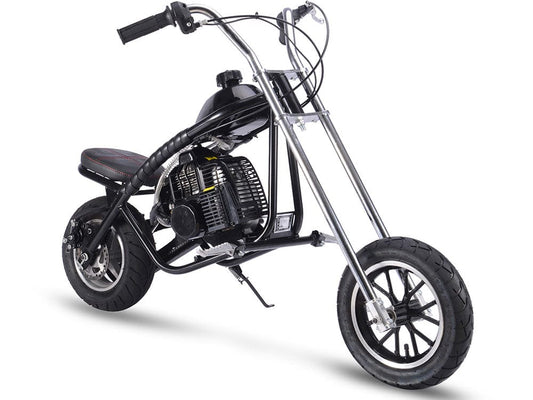 MotoTec MotoTec - MotoTec 49cc Gas Mini Chopper Black | MT-MC_Black