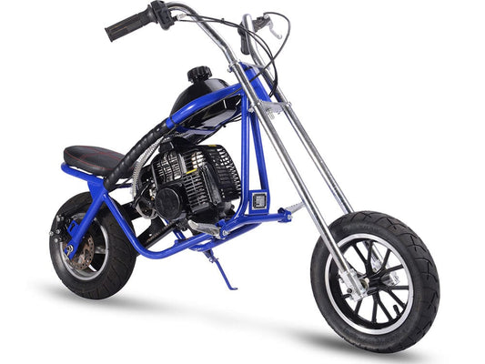 MotoTec MotoTec - MotoTec 49cc Gas Mini Chopper Blue | MT-MC_Blue