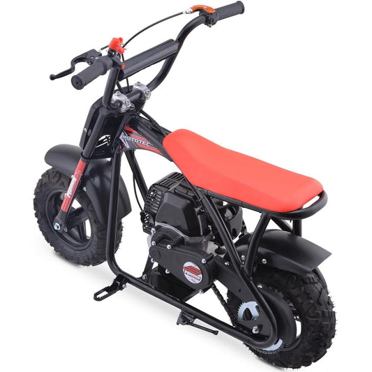 MotoTec MotoTec - MotoTec Bandit 52cc 2-Stroke Kids Gas Mini Bike Red | MT-MB-52cc-Bandit_Red
