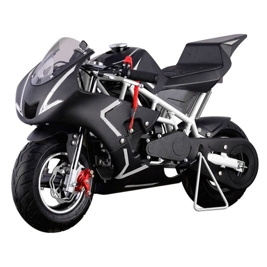 MotoTec MotoTec - MotoTec Cali Gas Pocket Bike 40cc 4-Stroke White | MT-GP-Cali_White