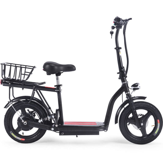 MotoTec MotoTec - MotoTec Cruiser 48v 350w Lithium Electric Scooter Black | MT-Cruz-48v-350w-Lith_Black
