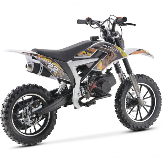 MotoTec MotoTec - MotoTec Demon 50cc 2-Stroke Kids Gas Dirt Bike Yellow | MT-DB-50cc-Demon_Yellow