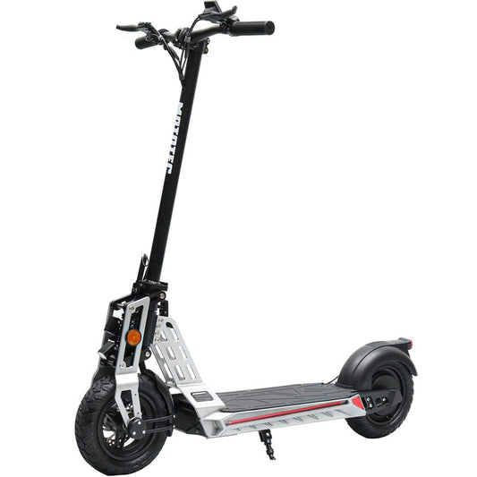 MotoTec MotoTec - MotoTec Free Ride 48v 600w Lithium Electric Scooter Silver | MT-FreeRide-48v_Silver