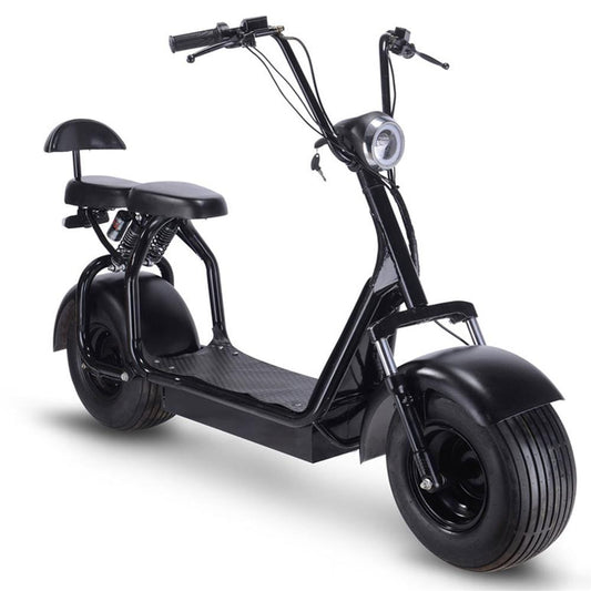 MotoTec MotoTec - MotoTec Knockout 60v 1000w Electric Scooter Black | MT-Knockout-60v-1000_Black