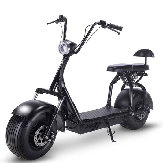 MotoTec MotoTec - MotoTec Knockout 60v 1000w Electric Scooter Black | MT-Knockout-60v-1000_Black