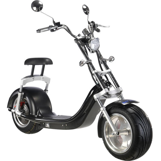 MotoTec MotoTec - MotoTec Knockout 60v 2500w Lithium Electric Scooter Black | MT-Knockout-2500_Black