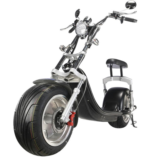 MotoTec MotoTec - MotoTec Knockout 60v 2500w Lithium Electric Scooter Black | MT-Knockout-2500_Black